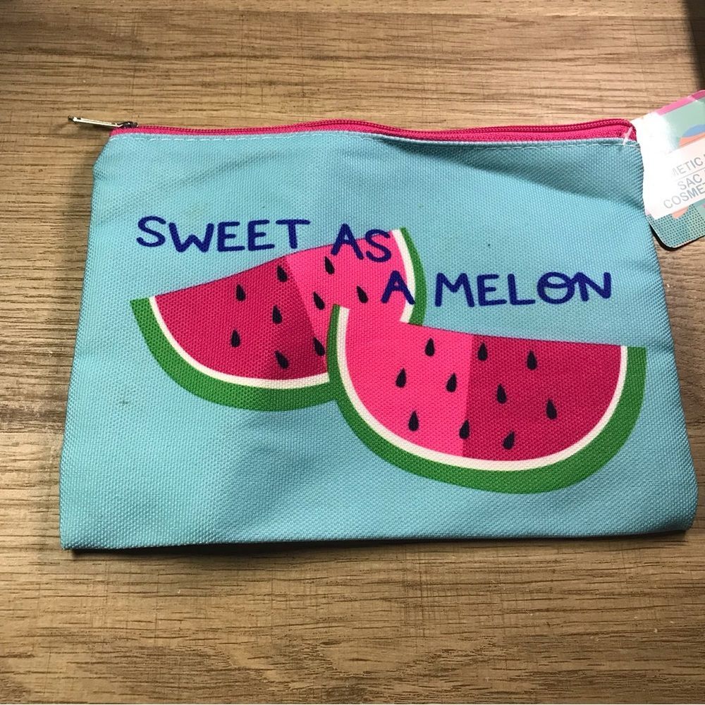 Watermelon Themed  Makeup Cosmetic Pouch Bag